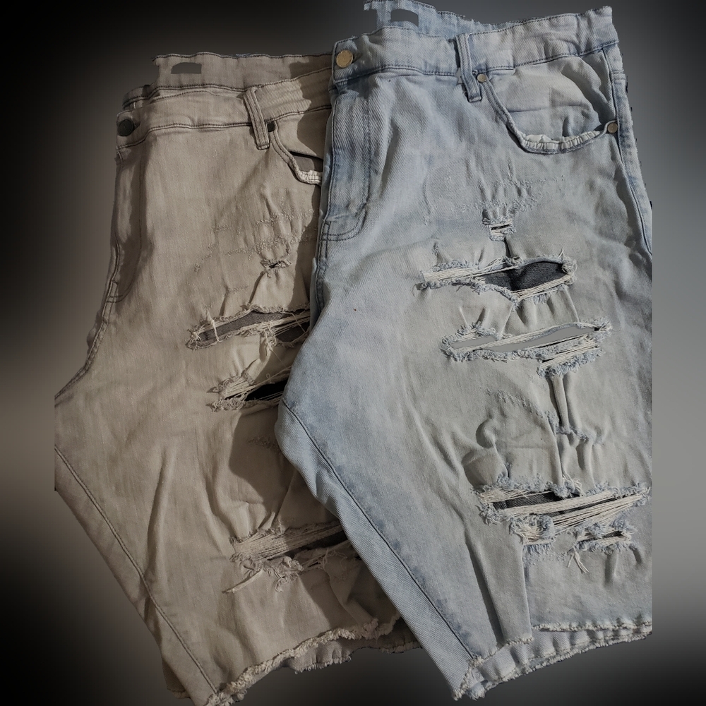 Denim Ripped Short Bundle